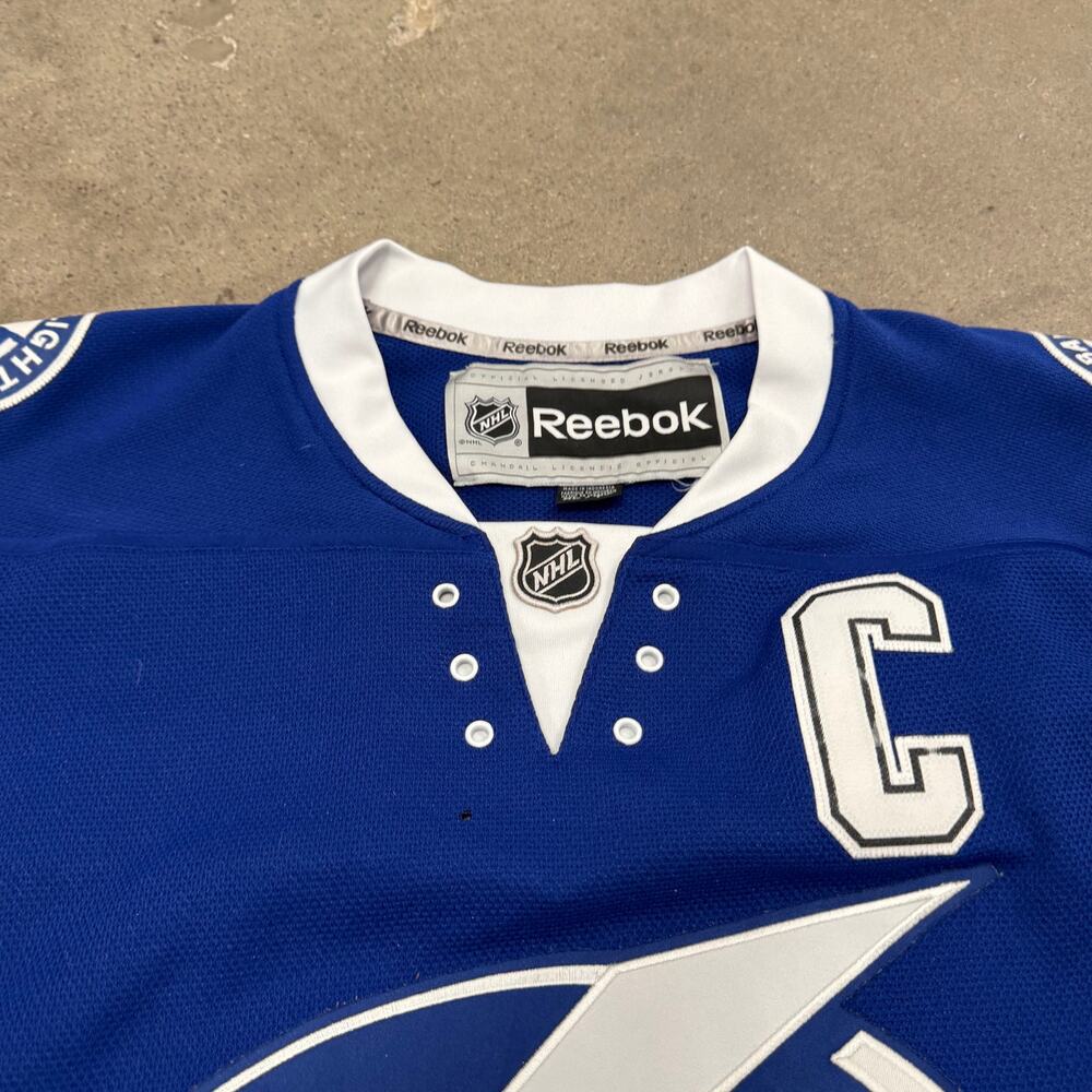 Reebok NHL Tampa Bay Lightning Steven Stamkos #91 Blue Hockey Jersey XL Men - Picture 2 of 8